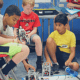 Robotics teams prepare for the Robotics Evolution Challenge.