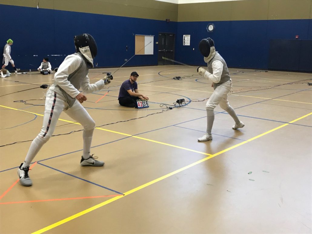 Fencing duel