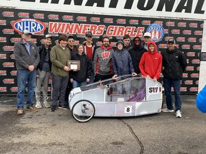 The Super mileage car competition was one of my son's favorite extracurricular activities.