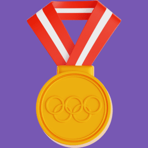 Olympic Medal. Olympic level of fencing.