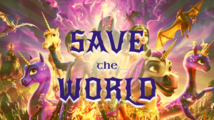 A picture of dragons and unicorns uniting to battle the evil Mordax and save the world! Video Game Design for kids is adventurous.